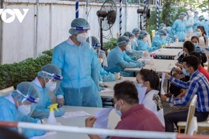 Campuchia tăng cường xét nghiệm Covid-19.