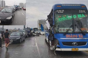 Hiện trường xảy ra sự việc.