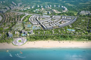 Phối cảnh dự án Khu đô thị Du lịch Sinh thái Nhơn Hội (Quy Nhơn, Bình Định) do Phát Đạt đầu tư và phát triển.