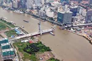 Cầu Thủ Thiêm 2 sẽ thi công trở lại trong tháng 4/2021.