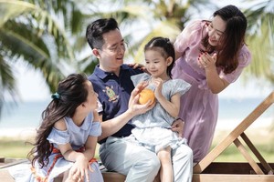 Trà My cùng gia đình trong chuyến du lịch Phú Quốc nhiều trải nghiệm.