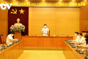 Ban Chỉ đạo phòng, chống dịch bệnh COVID-19 tỉnh Vĩnh Phúc họp báo thông tin về tình hình dịch, bệnh và các biện pháp phòng, chống dịch.