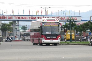 Bến xe Trung tâm thành phố Đà Nẵng (ảnh chụp trước ngày 27/4/2021).
