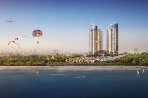 The Seahara Mũi Né (Bình Thuận) có quy mô 5ha tổng mức đầu tư 2.332 tỷ đồng dự kiến sẽ được triển khai trong năm 2021.