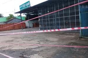 Huyện Cái Bè tiếp tục phong tỏa khu vực xảy ra ổ dịch.