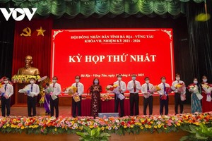 Các cán bộ được bầu các chức danh chủ chốt của tỉnh Bà Rịa - Vũng Tàu.