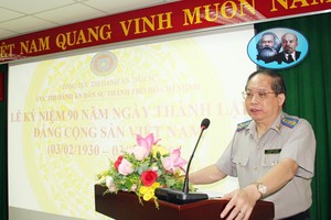 Ông Vũ Quốc Doanh, nguyên cục trưởng Cục Thi hành án dân sự TP.HCM (Ảnh: trang thông tin Cục THANDS TP.HCM).