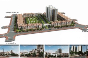 Khu nhà ở chức năng Xuân Thành Land - Nguyễn Huy Tự - Hà Tĩnh.