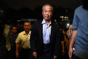 Thủ tướng Malaysia Muhyiddin Yassin ngày 16/8 đã đệ đơn xin từ chức lên nhà vua. Ảnh: AFP/Getty.