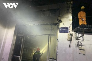 Hiện trường vụ cháy.