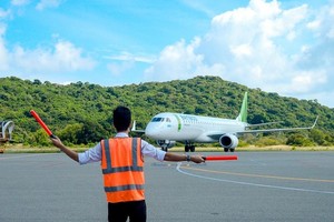 Sân bay Côn Đảo hiện chỉ đón được tàu bay ATR72 hoặc tương đương. Ảnh minh họa.