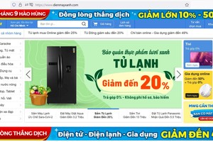 Ba chuỗi bán lẻ MWG vào top website thương mại điện tử được truy cập nhiều nhất