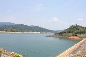 Hồ thủy điện Hàm Thuận - Đa Mi. Ảnh: T.X.