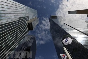 Trụ sở tập đoàn Samsung tại Seoul, Hàn Quốc. (Ảnh: Yonhap/TTXVN).