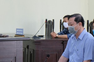 Ông Nguyễn Chí Phương tại phiên tòa - Ảnh tư liệu Tuổi Trẻ Online.