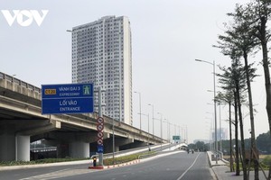 Đường cầu vượt thấp Linh Đàm góp phần giảm thiểu ùn tắc giao thông khu vực Pháp Vân- Giải Phóng.