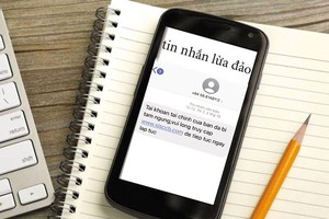 Tin nhắn lừa đảo qua điện thoại có xu hướng tăng mạnh trong thời gian gần đây.