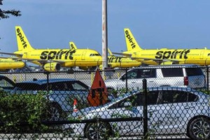 Máy bay của hãng hàng không Spirit Airlines tại Sân bay Quốc tế Orlando, Mỹ. (Nguồn: Getty Images).