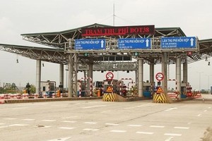 Trạm thu phí BOT Quốc lộ 38 qua địa phận tỉnh Bắc Ninh.