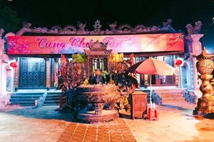 Đền Thiên Trường, nơi diễn ra Lễ Khai ấn đền Trần Nam Định.