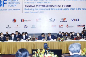 Phiên cấp cao Diễn đàn Doanh nghiệp Việt Nam có sự tham dự của Thủ tướng Phạm Minh Chính.