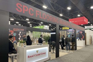 Gian hàng của Royal Crystal tạo dấu ấn đặc biệt tại TISE 2022.