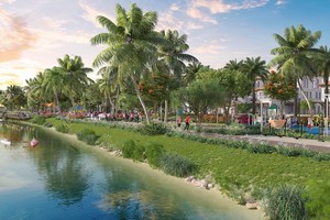 The Link - phân khu mới nhất của Sun Riverside Village mang phong cách Miami đậm nét. Ảnh phối cảnh minh họa.