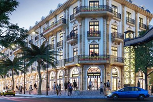 Shophouse D'. Metropole Hà Tĩnh toạ lạc tại đất vàng trung tâm thành phố.