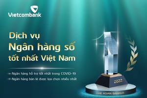 Vietcombank được vinh danh với ba giải thưởng lớn của The Asian Banker