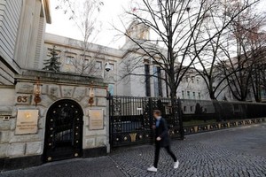 Đại sứ quán Nga tại Berlin, Đức. (Nguồn: Reuters).