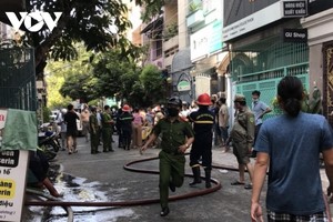 Hiện trường vụ hỏa hoạn.