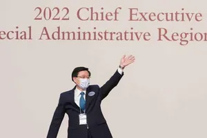 Ông Lý Gia Siêu đắc cử Trưởng đặc khu Hong Kong khóa VI (Ảnh: Tân Hoa xã).