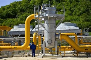 Trạm nén khí Bulgartransgaz tại Ihtiman, Bulgaria. (Ảnh: AFP/TTXVN).