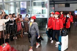 Khách du lịch MICE đến Đà Nẵng trong năm 2021. (Ảnh: Trần Lê Lâm/TTXVN).