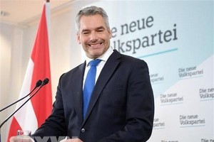 Thủ tướng Áo Karl Nehammer. (Ảnh: AFP/TTXVN)