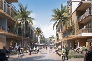 Sun Festival Avenue sẽ chính thức được Sun Property giới thiệu vào ngày 19/6. Ảnh phối cảnh minh họa.