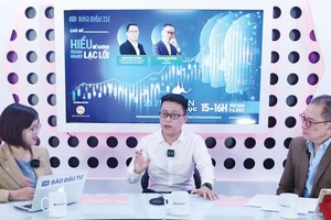 Chương trình talkshow “Chọn danh mục”, với sự tham gia của các khách mời là chuyên gia chứng khoán, lãnh đạo doanh nghiệp đã thu hút đông đảo nhà đầu tư theo dõi.