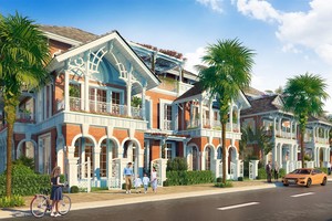 Sunneva Island là dự án đánh dấu sự xuất hiện của Sun Property tại Đà Nẵng. (Ảnh phối cảnh minh họa).