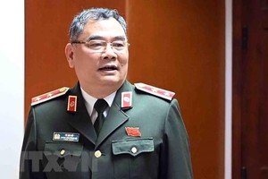 Trung tướng Tô Ân Xô, Chánh Văn phòng, Người Phát ngôn Bộ Công an. (Nguồn: TTXVN).