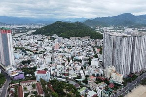 Phía bắc Thành phố Nha Trang, tỉnh Khánh Hòa. Ảnh: Phước Tuần.