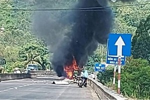 Hiện trường vụ cháy. (Nguồn: cand.com.vn).