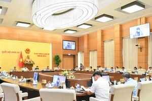 Phiên họp sáng 15/9 của Uỷ ban Thường vụ Quốc hội.