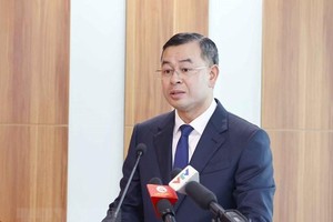 Phó Tổng Kiểm toán Nhà nước, phụ trách Kiểm toán Nhà nước Ngô Văn Tuấn. (Ảnh: Doãn Tấn/TTXVN)