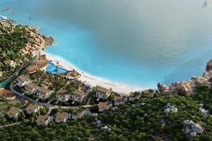 Phối cảnh một dự án nghỉ dưởng ven biển tại huyên Ninh Hải, tỉnh Ninh Thuận.