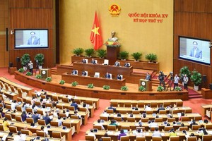 Toàn cảnh phiên chất vấn Thủ tướng.