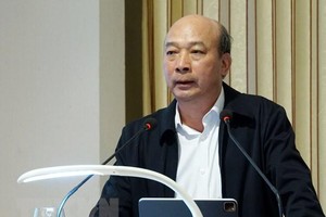 Chủ tịch Hội đồng thành viên Tập đoàn Công nghiệp Than-Khoáng sản Việt Nam Lê Minh Chuẩn bị kỷ luật. (Ảnh: Văn Đức/TTXVN)