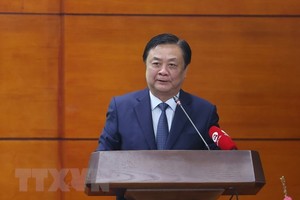 Bộ trưởng Bộ Nông nghiệp và Phát triển Nông thôn Lê Minh Hoan. (Ảnh: Dương Giang/TTXVN)