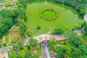 Khu di tích quốc gia đặc biệt Cổ Loa. (Ảnh: Mai Mai/Vietnam+)