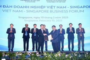 Tổng Giám Đốc Tập đoàn Masan - ông Danny Le - nhận giấy chứng nhận đầu tư.