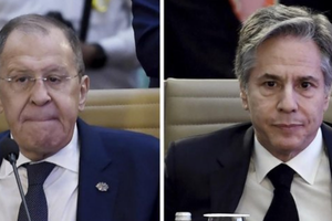 Ngoại trưởng Mỹ, Nga gặp nhau chớp nhoáng bên lề hội nghị G20 ở Ấn Độ